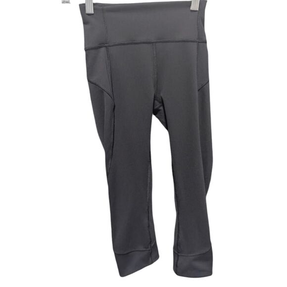 LULULEMON ATHLETICA In Movement Crop 'Everlux 19' In Black Size 2 - Picture 4 of 5